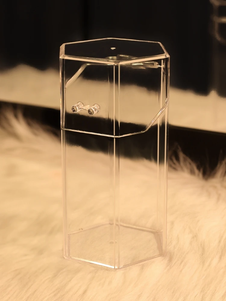 

Acrylic Makeup Organizer Plastic Cosmetic Storage Box European Style Eyebrow Pencil Lipstick Holder Makeup Brush Tools Holder