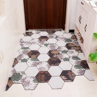 printed door mats pvc silk loop dust proof plaid geometric doormat carpet shoes scraper outdoor home bedroom hallway mats carpet