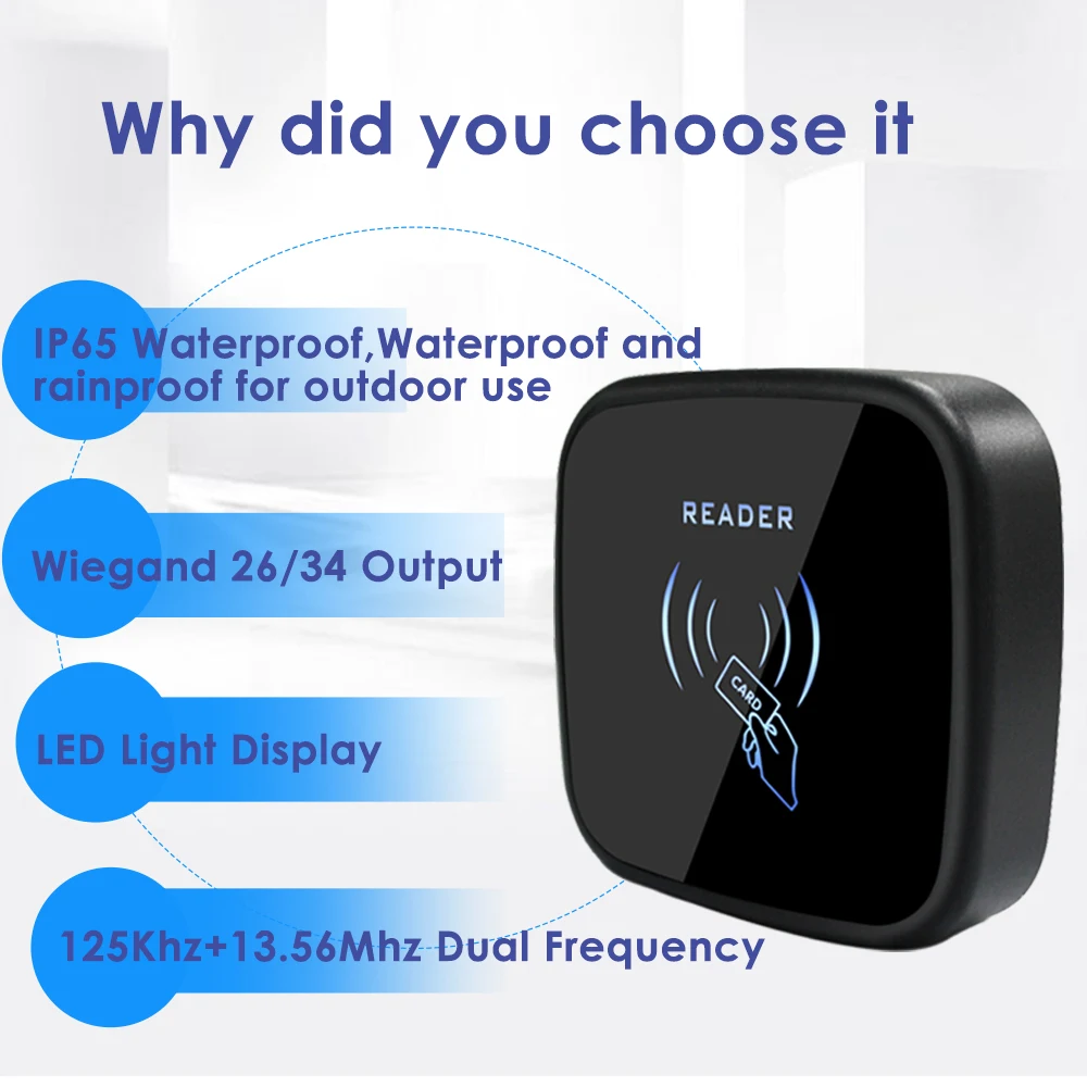 Считыватель RFID карт дальнего действия 125 кГц 13 56 кГц|Считыватели контрольных