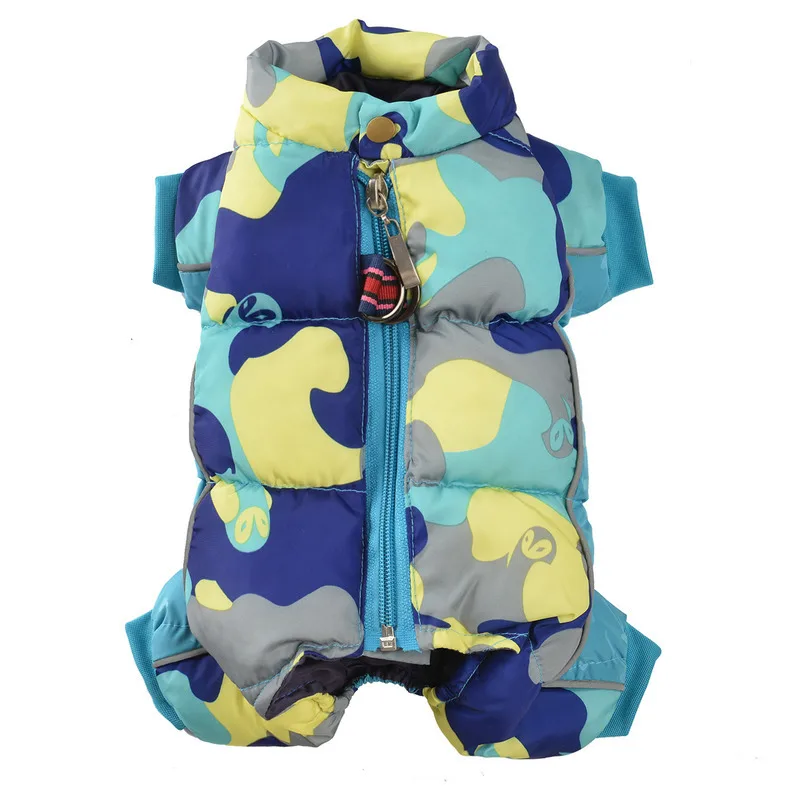Водонепроницаемая куртка для собак светоотражающая утолщенная теплая одежда