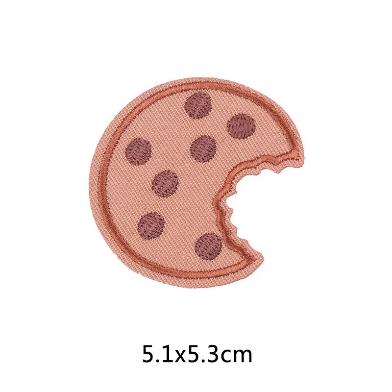 Мультяшные нашивки сделай сам с едой и тортом аксессуары аппликация на одежду