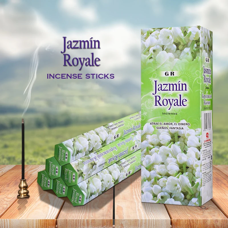 

For Yoga Yoga Studio Indian Incense Sticks Royal Lavender Jasmine Sticks Incense Living Room Scents for Home Buddhist Bulk Sale