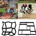 Садовая форма для пола, бетонная форма с 89 ячейками, форма для патополированного камня, бетонная дорожка для укладки, полезный инструмент для дома и сада