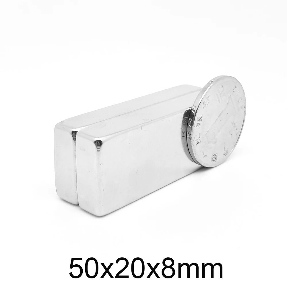 

Магнит Неодимовый N35, 50x20x8 мм, 1/2/5 шт.