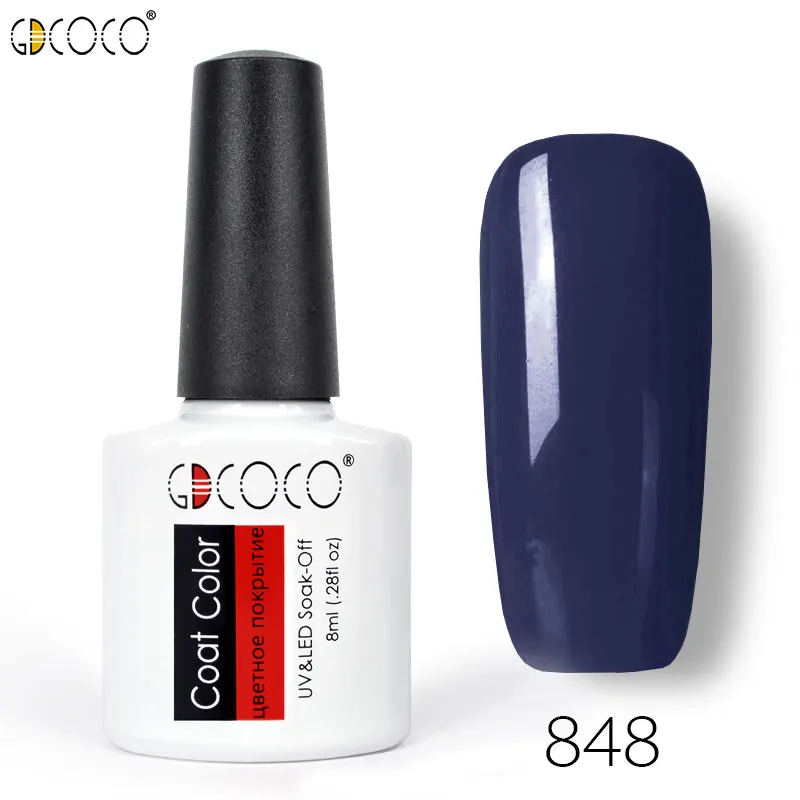 GDCOCO Гель-лак 8 мл 50 цветов УФ-гель для маникюра Сделай Сам дизайн ногтей Venalisa Гель-лак дизайн лак замачиваемый Светодиодный УФ-гель для ногтей - Цвет: 848