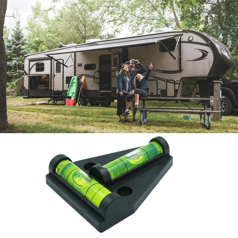 

Horizontal Bubble Triangle Level Mini Measurement Instrument Spirit Level Camping Caravan Motorhome Bubble Aid Measuring Kit