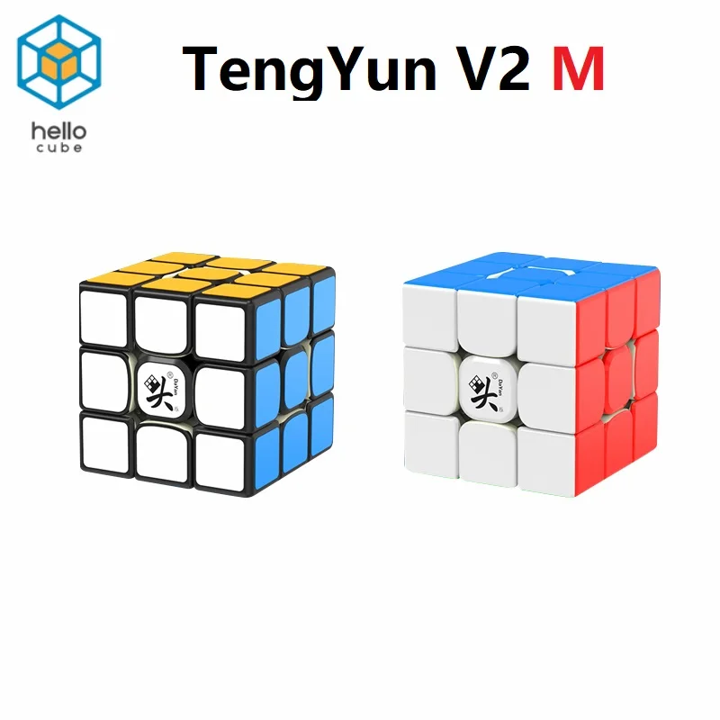 HelloCube Dayan Tengyun V2 M 3x3x3 Магнитный магический куб tengyun V2M профессиональный dayan