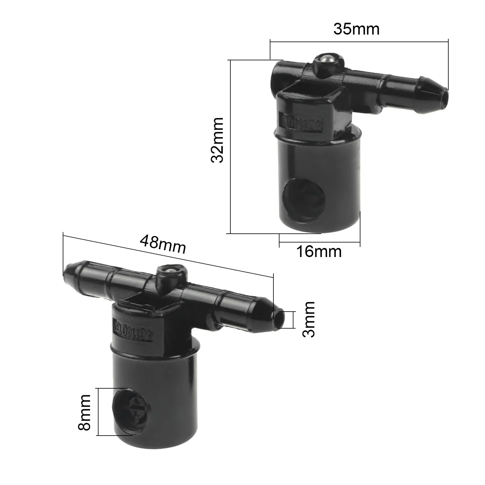 2Pcs Front Windshield Washer Nozzle for Opel Astra Insignia Corsa Zafira Vauxhall 12782508 12782509 Wiper Spray Jet Kits | Автомобили и