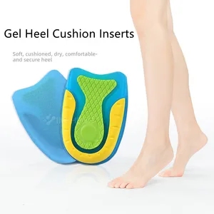 Silicone Gel Heel Pad for Plantar Fasciitis Spurs Cushion Shock Absorption Foot Skin Care Moisturisi in Pakistan