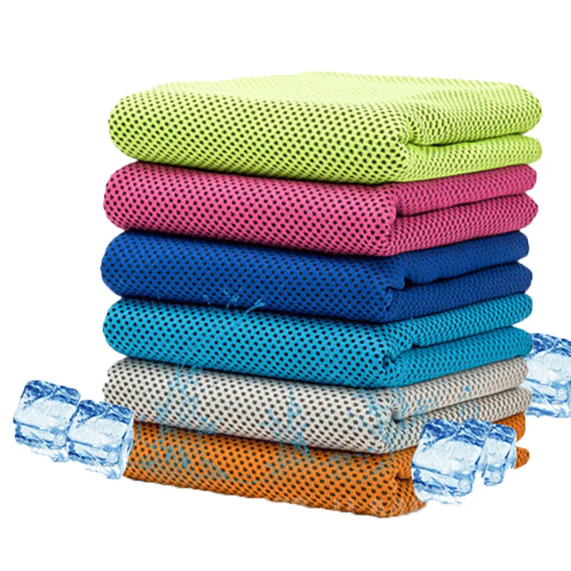 

1Pcs 80x30cm Cooling Sport Towel Cozy Microfiber Fabric Instant Cool Quick-Dry Cool Towel Cold Towel Sport