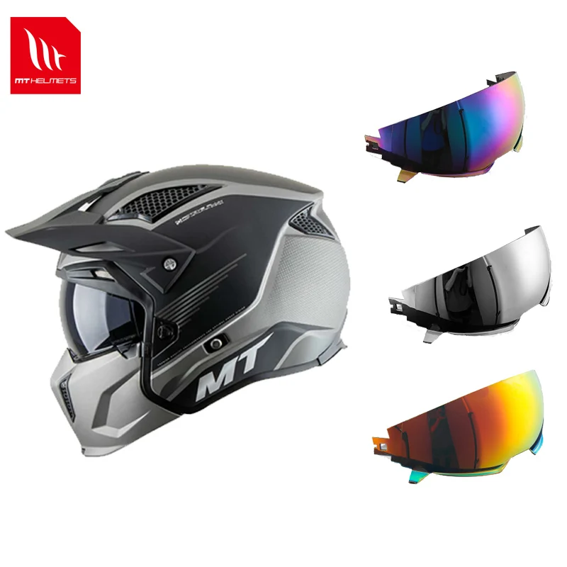 Мотоциклетный шлем для мужчин и женщин матовый серый | Автомобили мотоциклы