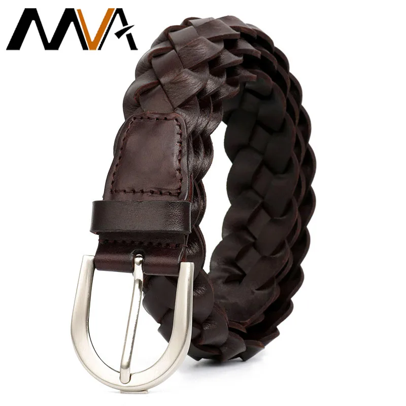 MVA Waist Belt Man Fashion Designed High Genuine Leather Belt Men Custom Casual Mens Leather Belts For Jeans Men Waist Belts