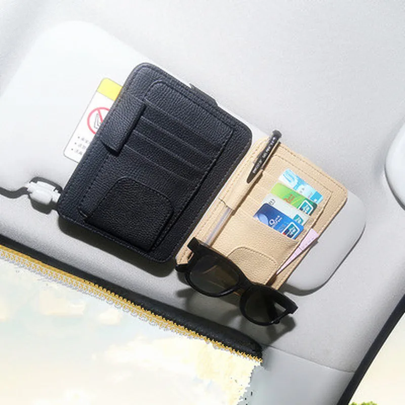 Новый авто солнцезащитный козырек зажим для солнцезащитные очки кредитной