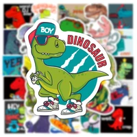 50pcs like sports and rock little dinosaur stickers book laptop guitar motorcycle luggage skateboard diy label decorative