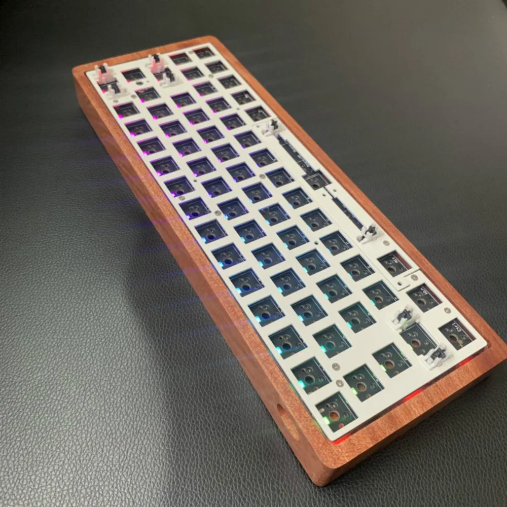GK64X механическая клавиатура GK64 улучшенная версия горячая замена RGB светильник