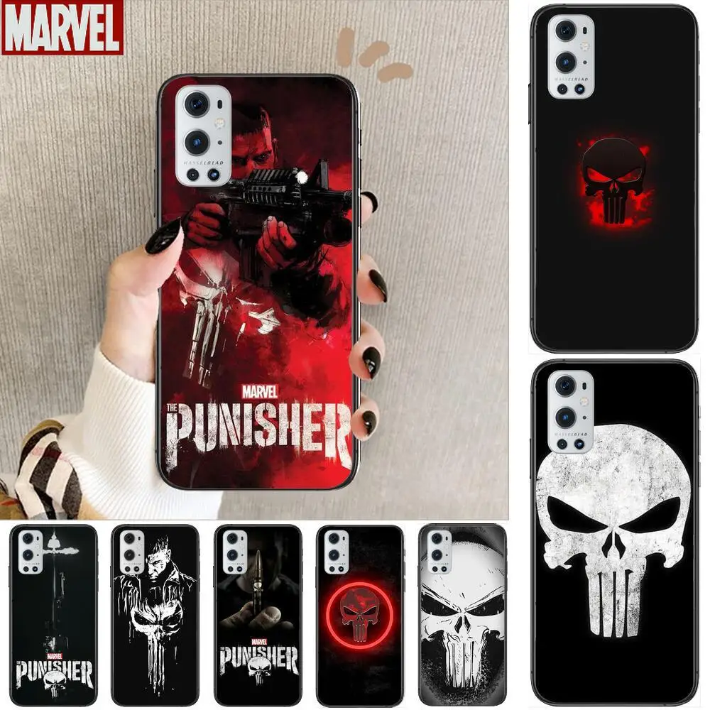 

Marvel Punisher For OnePlus Nord N100 N10 5G 9 8 Pro 7 7Pro Case Phone Cover For OnePlus 7 Pro 1+7T 6T 5T 3T Case
