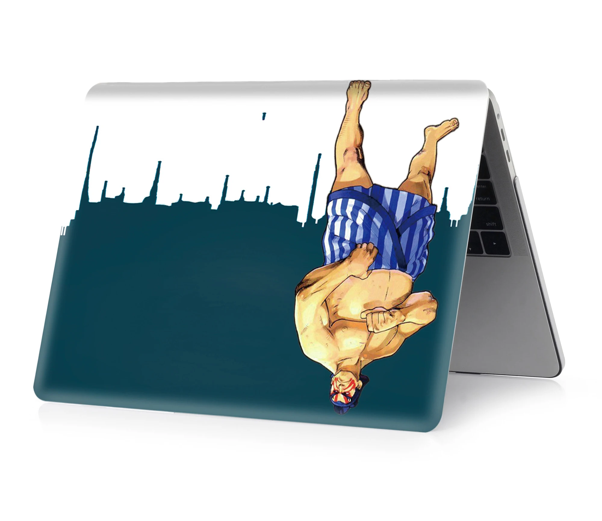 Новый 2019 сумо принт в виде ракушки чехол для ноутбука MacBook Air Pro Retina 11 12 13 15 3 4 дюймов