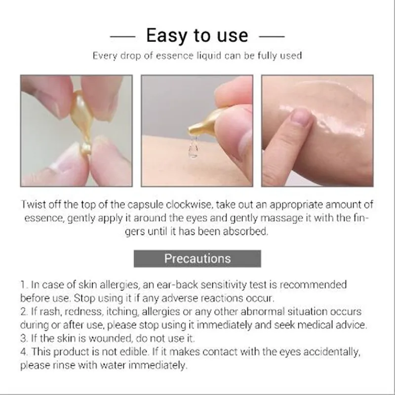 LANBENA Гиалуроновая кислота Сыворотка для лица с гиалуроновой кислотой Витамин Е