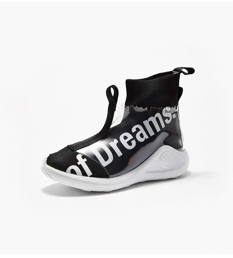 IGU/женские кроссовки; обувь на плоской платформе; tenis feminino; эластичные носки; флуоресцентная обувь с высоким берцем; женская обувь; Buty Damskie Sportowe