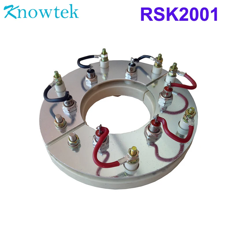 

25A Rotating Rectifier RSK2001 For Generator UCI22 UCI27 UCI Series Alternator ZX25-12 Diode Kit with Base Plate RSK 2001