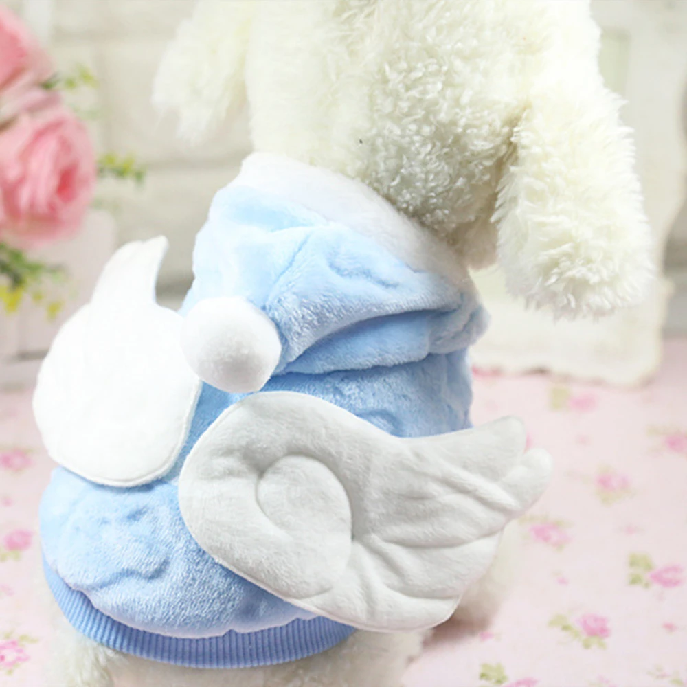 Фланелевая одежда для щенка Little angel зимняя котенка костюм Французского бульдога