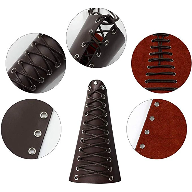 2 шт./упаковка мужские кожаные нарукавники для косплея|Праздничные костюмы| |