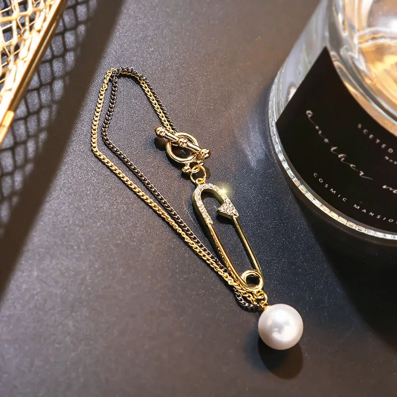 Корейские простые браслеты с имитацией жемчуга для женщин и девушек новинка 2020