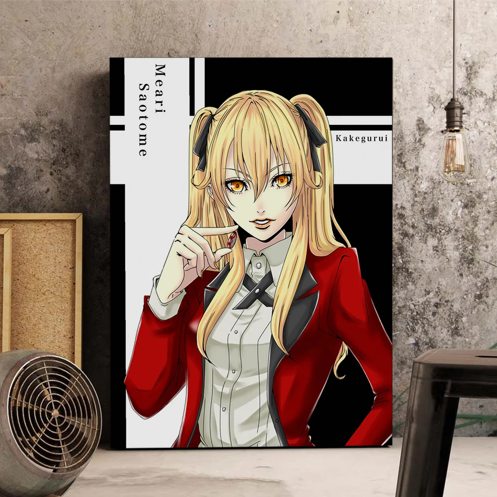 

Anime Kakegurui Gril Picture Canvas Poster HD Print Painting Wall Art Modular Modern Living Room Bedroom Home Decor Canvas