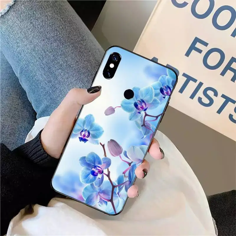 

Phone Case For Xiaomi Redmi Note 4 4x 5 6 7 8 pro S2 PLUS 6A PRO Orchid Flowers