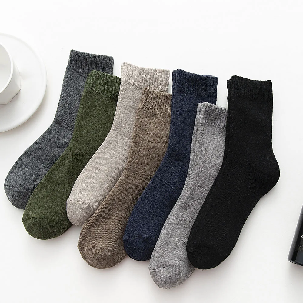 Зимние мужские Harajuku в стиле ретро теплая Однотонная одежда высокого качества повседневная из хлопка