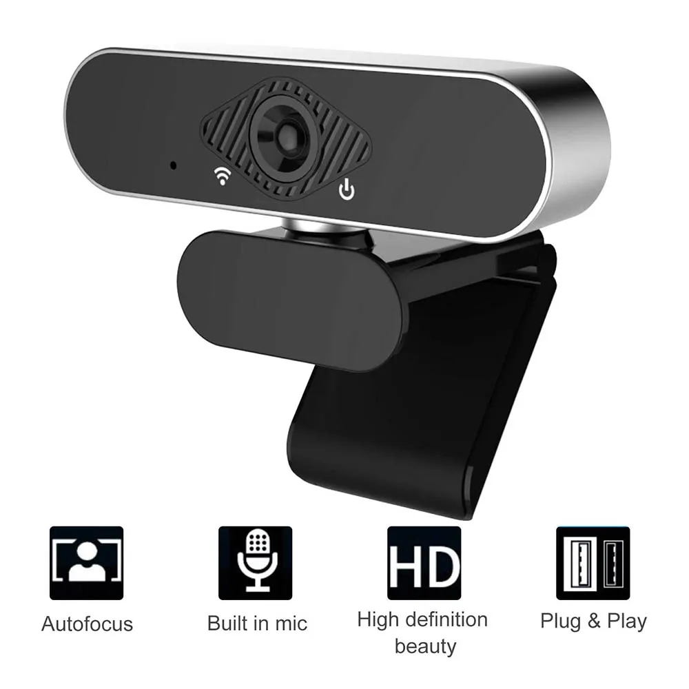 

W10 HD 1080P USB Webcam 2MP Streaming Computer Web Camera With Microphone For PC Laptop Desktop Video Calling Conferencing