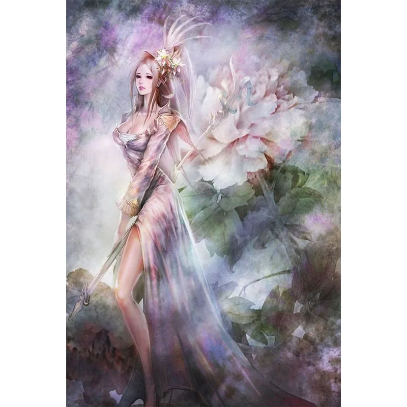 

5D DIY Diamond Painting Fantasy Art Woman Full Square/round Embroidery Pattern 3D Cross Stitch Kits Mosaic Wall Stickers