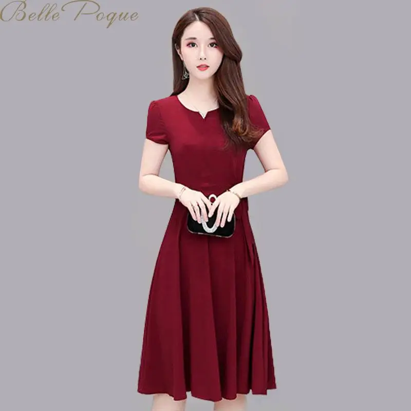 Belle poque элегантное платье с коротким рукавом женские плиссированные платья