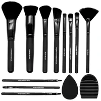 weirm makeup brushes set professional black natural hair premium cosmetic foundation powder face eyeshadow makeup brushes