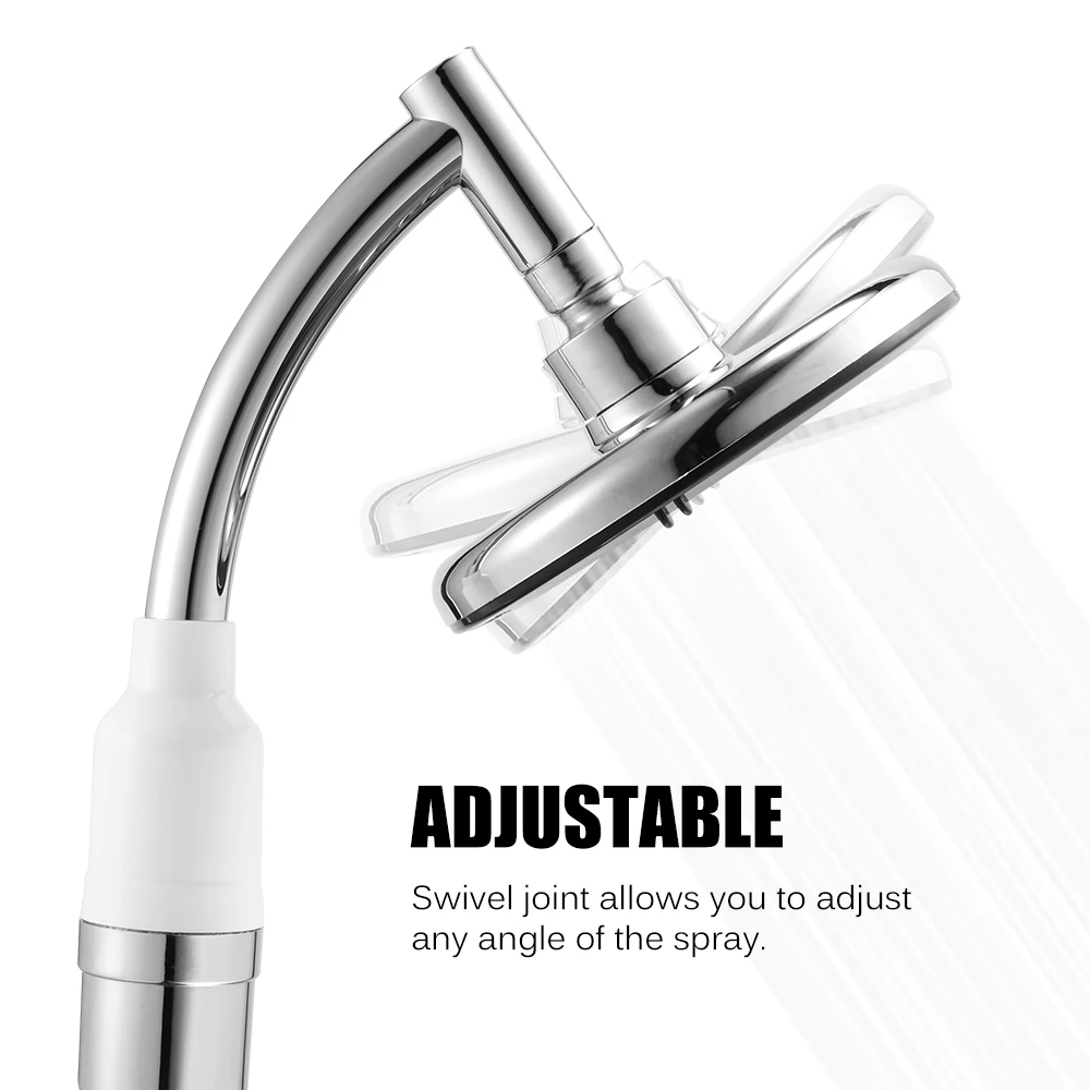 Насадка для душа из АБС пластика круглая ультратонкая насадка нержавеющей стали