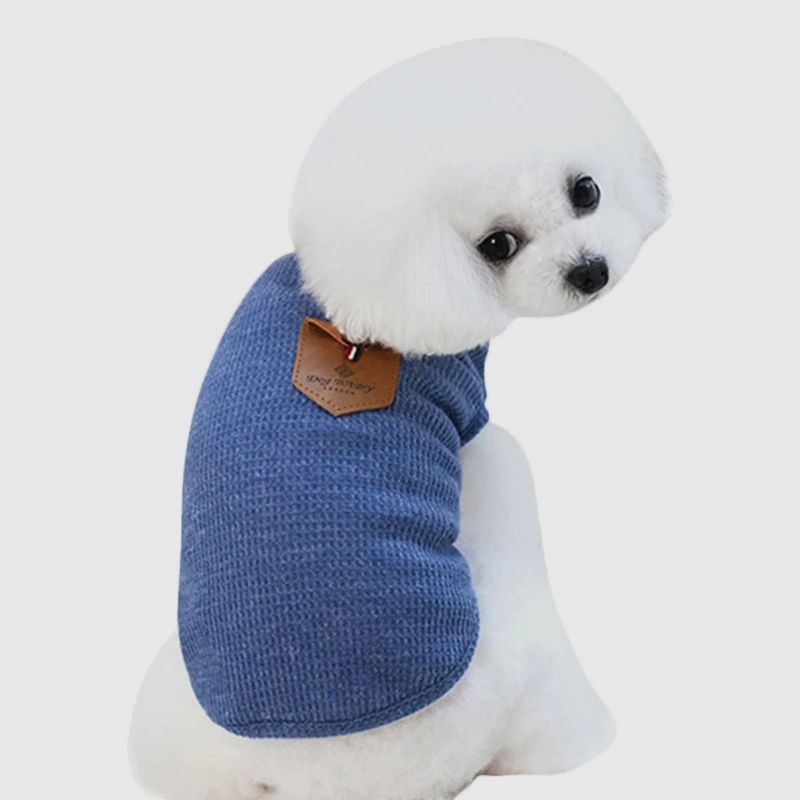 Pet Clothes Color 12 Одежда для домашних собак для маленьких собак Одежда для домашних животных Костюм для собак полосатый жилет Чихуахуа Одежда для собак Рубашка Мопс одежда для домашних питомцев щенков - Цвет: Pet Clothes Color 12
