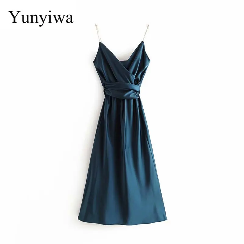 Новинка 2019 женское платье-светильник на бретельках сексуальное платье