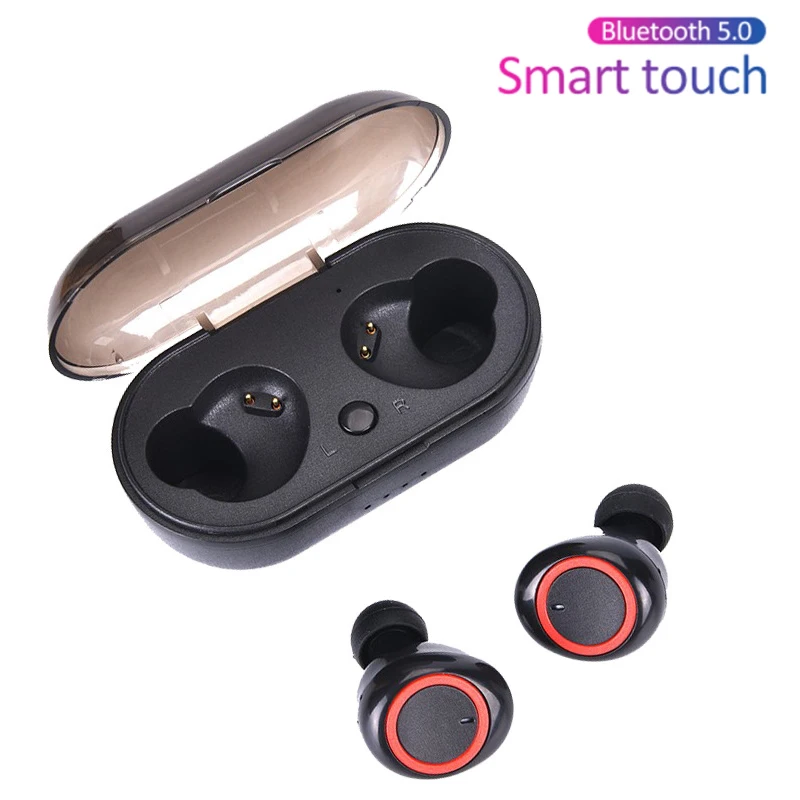 

TWS Wireless Earphones Bluetooth-Compatible 5.0 Headphones Waterproof Earbuds HD Stereo Microphone For Xiaomi IPhone Huawei