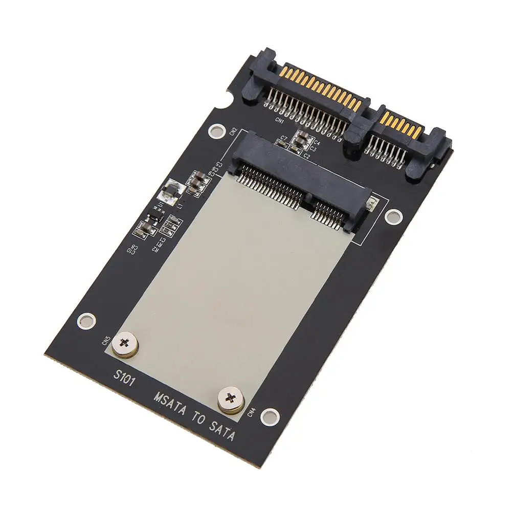Универсальный mSATA Mini SSD на 2 5 дюйма SATA 22-контактный конвертер адаптер карты для