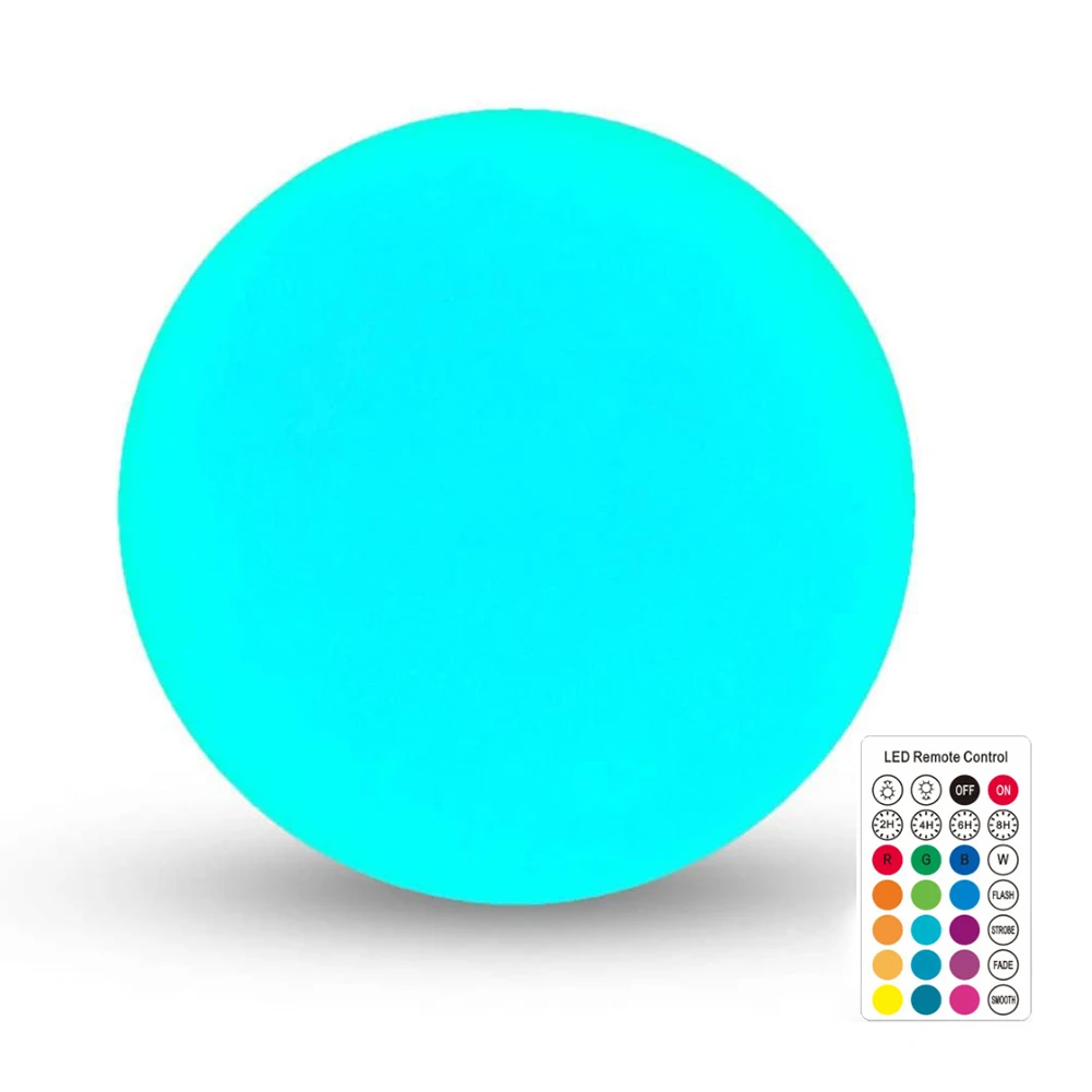 

Magic Changing Ball Lamp Garden Decoration Lamp LED Spa Ball Light Remote Control IP67 Outdoor Solar Lamp Garden Pool