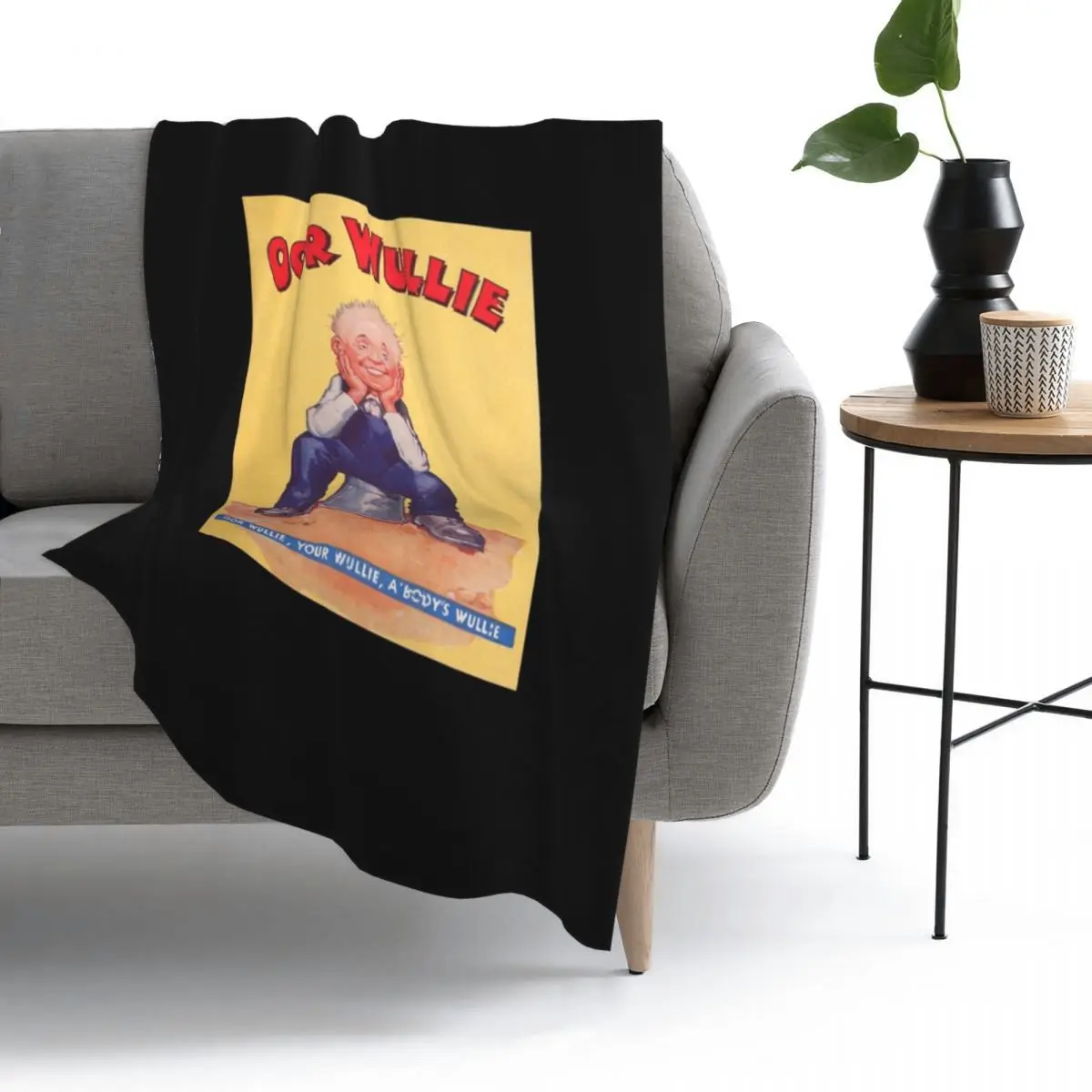 

Oor Wullie 1941 Vintage Print Blankets Flannel Multi-function Throw Blanket Sofa Throw Blanket for Couch Bedding Outdoor Throws