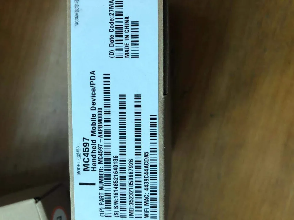 MC4597-AAPBM0000 ручной КПК для Zebra Symbol MC4597 терминал сбора данных Windows встроенный 6,5 Лазерный беспроводной сканер штрих-кода