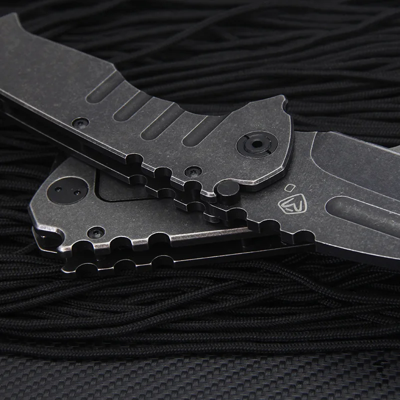 GS303 Folding Knife Stainless Steel Stone Handle Cold finish Blade Camping Hunt Kitchen Outdoor Survival EDC Tools | Инструменты