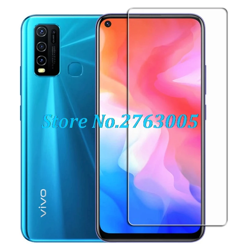 Закаленное стекло для Vivo Y30 y50 1935 1938, Защитная пленка для защиты экрана телефона