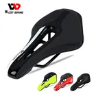 WEST BIKING велосипедное седло из искусственной кожи MTB шоссейный велосипед переднее сиденье велосипедные седла для мужчин дышащая полая Подушка велосипедное седло