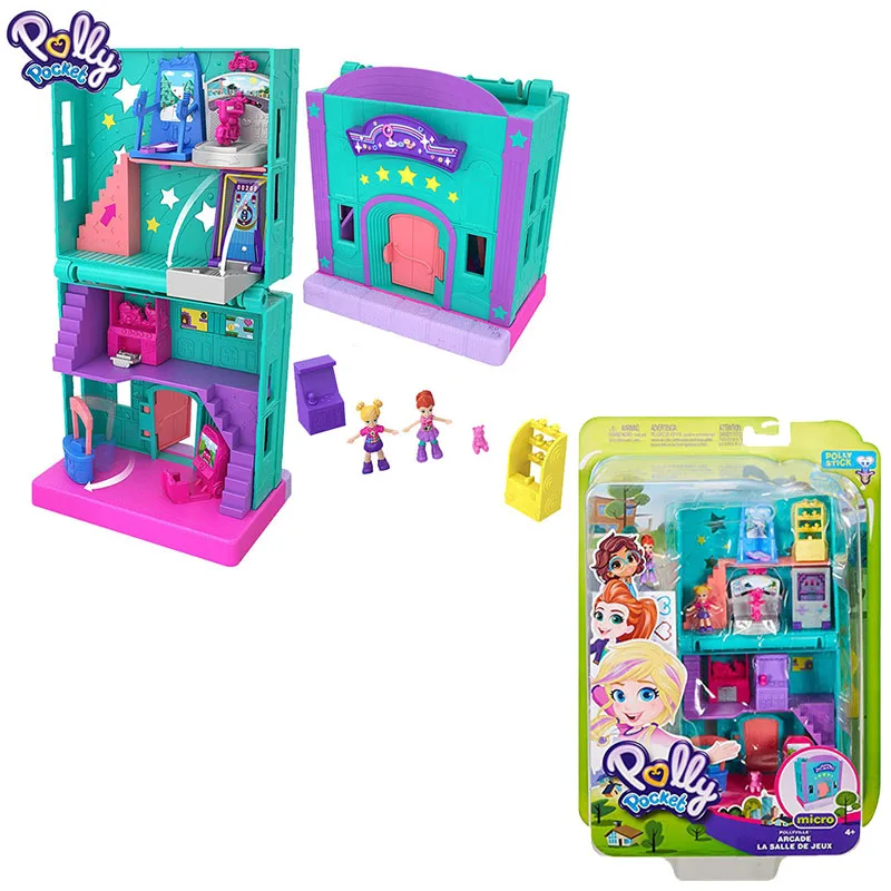 GFP41 Карманный Кукольный дом для девочек Polly, большой мир, Коробка С Сокровищами, куклы, стиль путешествий, игрушки для девочек, аксессуары, летние игрушки - Цвет: GFP41