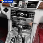 Автомобиль Центральной Консоли CD рамка украшения декоративная накладка для вентиляционного отверстия кондиционера для Mercedes Benz E Class W212 2010-2011 Шестерни переключения Панель