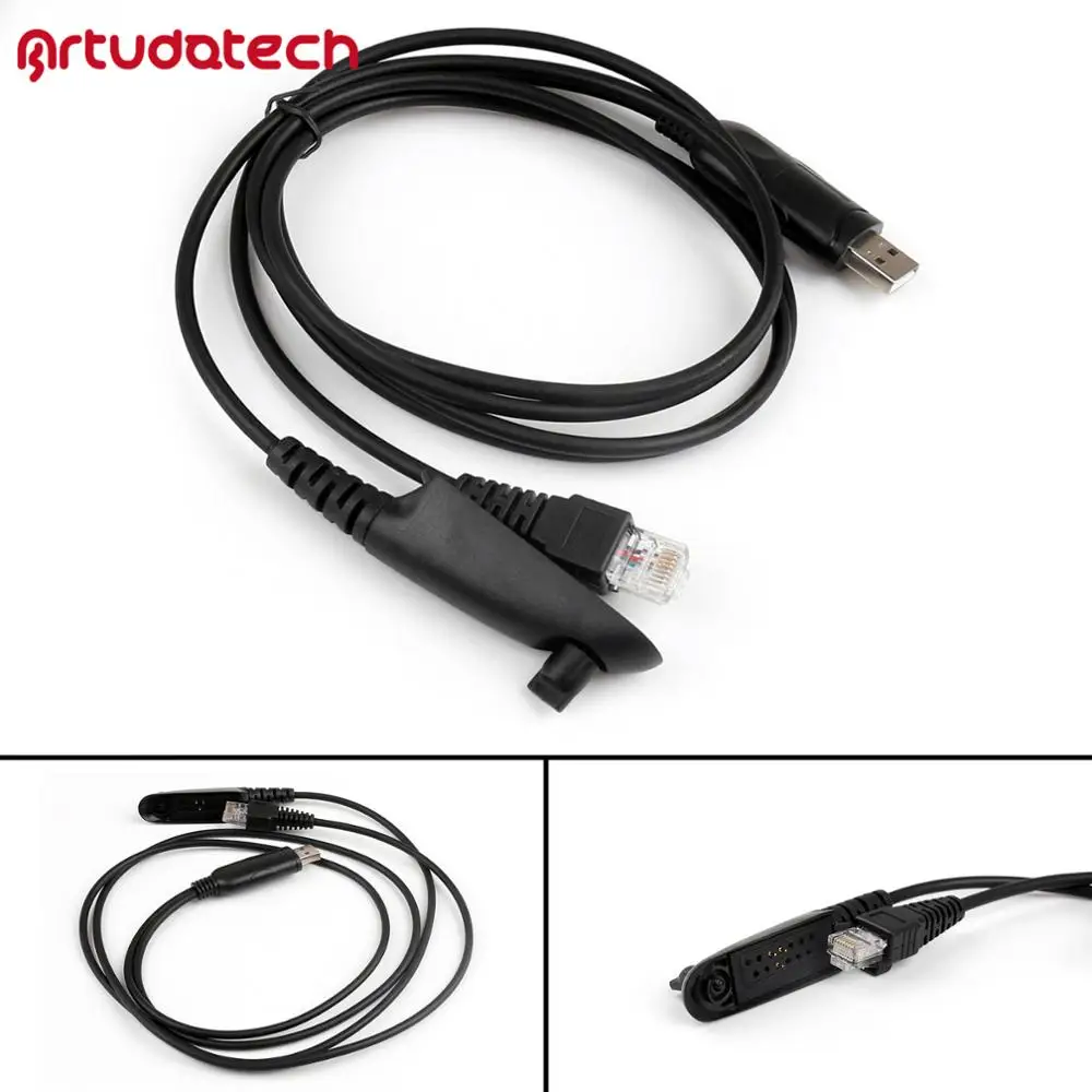 Artudatech 2 в 1 USB Программируемый программный кабель для Motorola GR300 GP328 GP360 GP340 GM338 с CD GP 340
