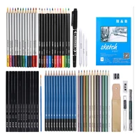 71 piece pencil drawing setsketch set pencil storage setpainting tool set sketch drawing art supplies