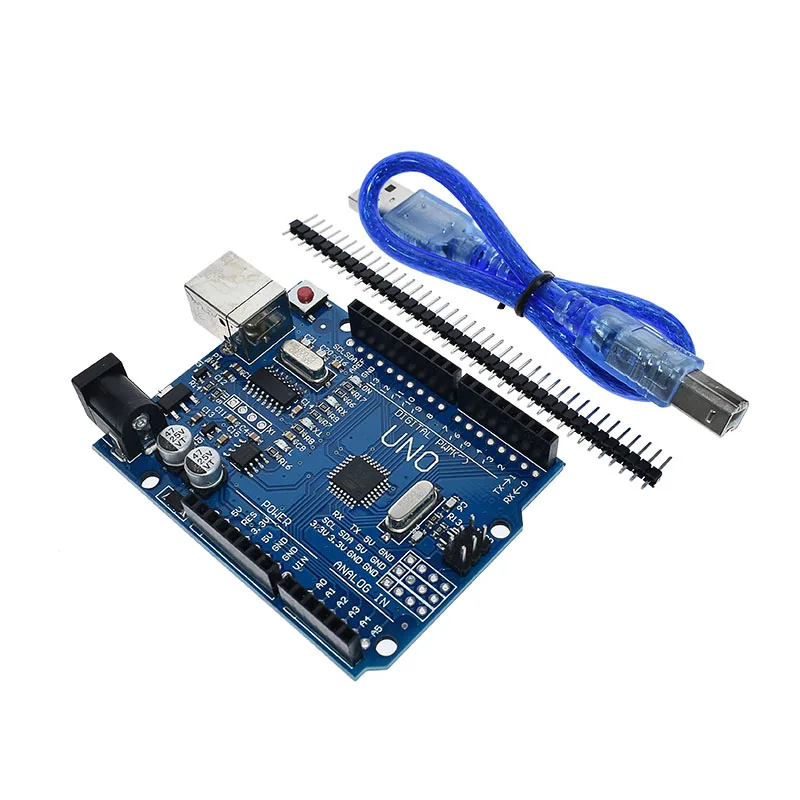 Чип LIZAO UNO R3 CH340G + MEGA328P 16 МГц для Arduino макетная плата и USB кабель один